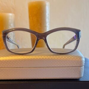 Alain Mikli Stylish Gray glass frame with case